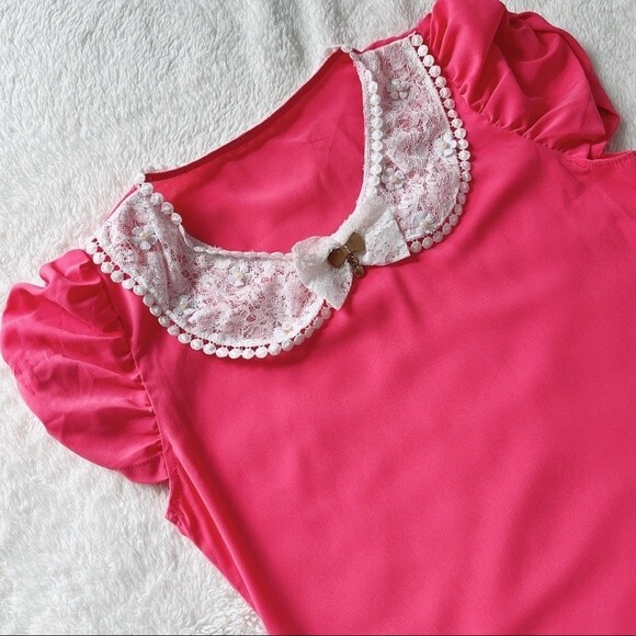 cute pink top - Picture 2 of 6